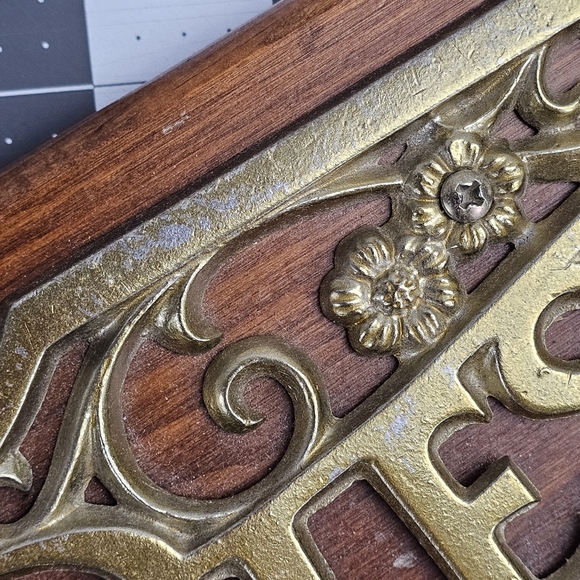 Vtg BLESS OUR HOME Wall Plaque - Picture 14 of 15